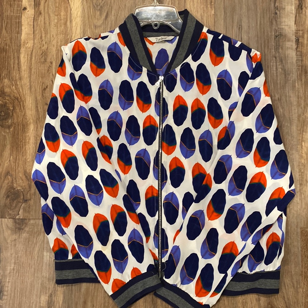 Tucker silk jacket